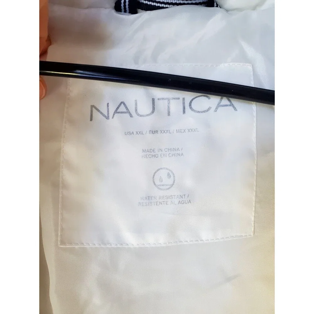 Nautica Syracuse University Women's XXL Water Resistant Puffer Zip Jacket Hood - Picture 11 of 16